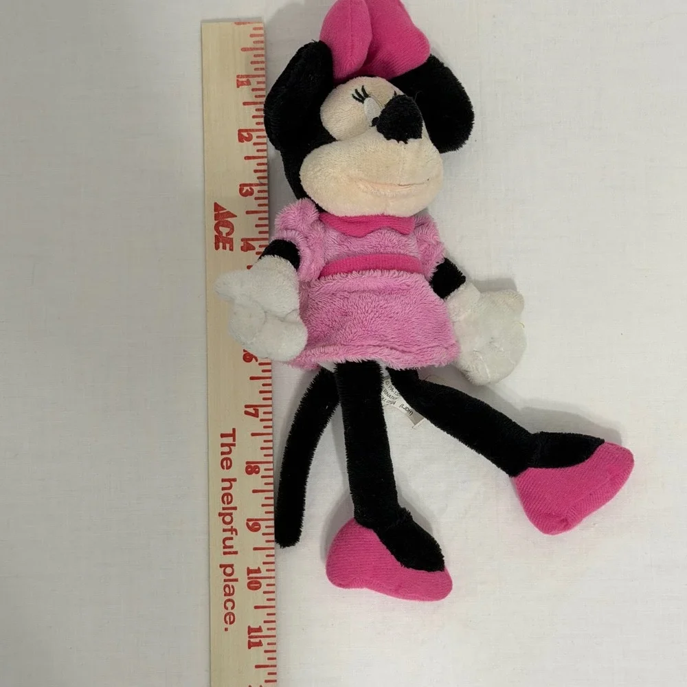 Disney Minnie Mouse‎ Plush Toy Kids OS Pink Excellent Squeaker Stuffed Animal